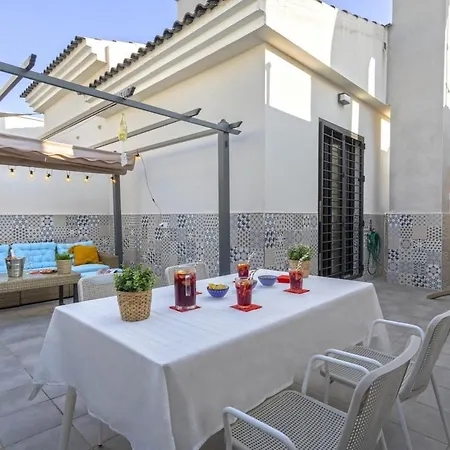 Apartment -malagasunapts- Privateterrace Freeparking Pool *